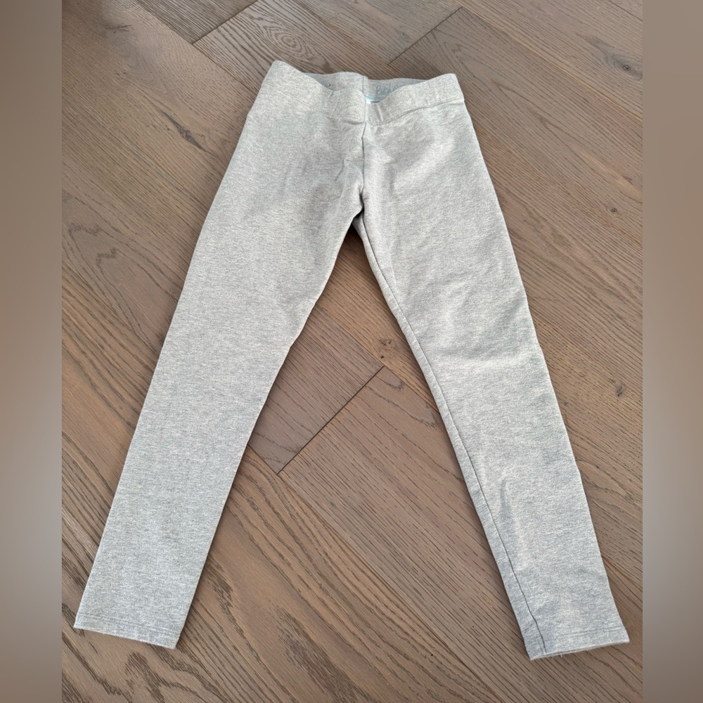 Boden Light Gray Plain Leggings Size 9-10Y/140cm